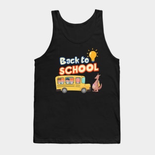 Mr Fox Is Back To School Tank Top